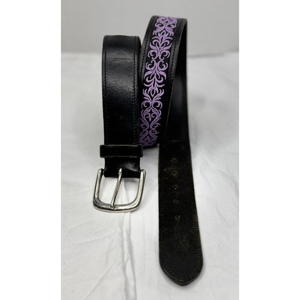 Black and Purple Women's Belt
